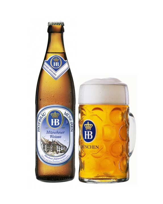 Bia Đức HB Munchen Weisse 500ml (Bia lúa mì)